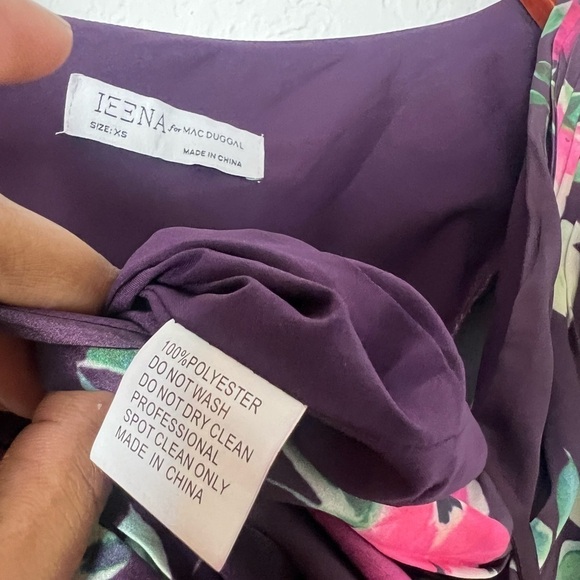 Mac Duggal Floral One-Shoulder Gown - Picture 9 of 10